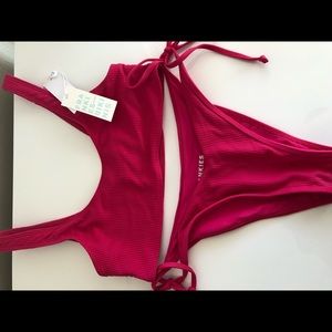 Frankie’s Bikini’s - Connor Ribbed Scoop Bikini Set